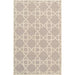 Pasargad Sahara Collection Decorative Handmade Wool Flat Weave Area Rug - Grey/Ivory 4x6 SA-11236 4X6