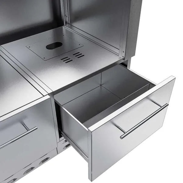 Sunstone 66” Sunstone Hybrid Grill Base Cabinet SAC66HGDC