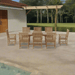 Anderson Teak Bahama Wilshire Armchair 9-Pieces Extension Dining Set Set-112A