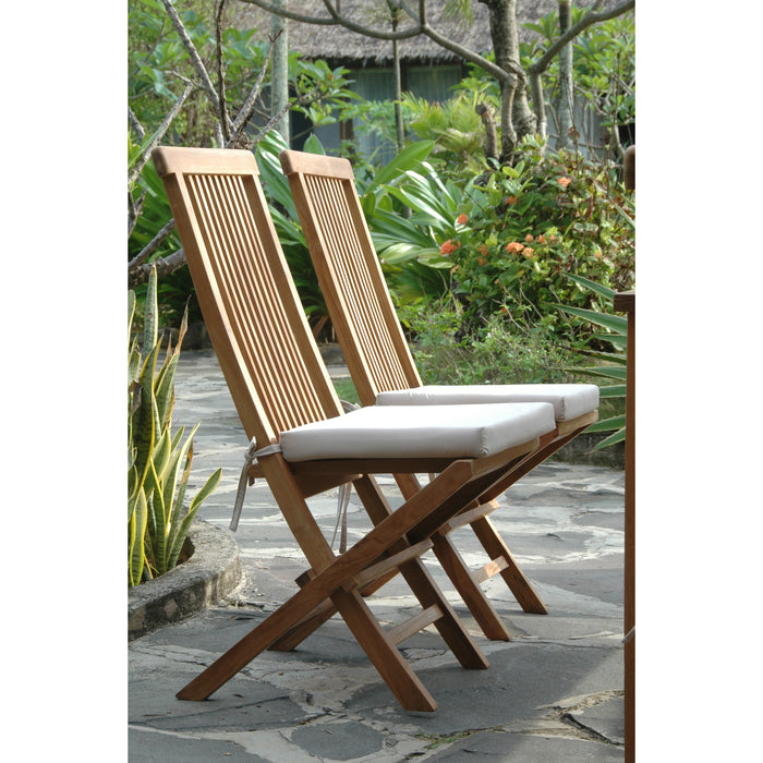 Anderson Teak Montage Bristol 7-Pieces Dining Set SET-202 detail view