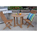Anderson Teak Montage Bristol 3-Pieces Dining Set SET-209 detail view