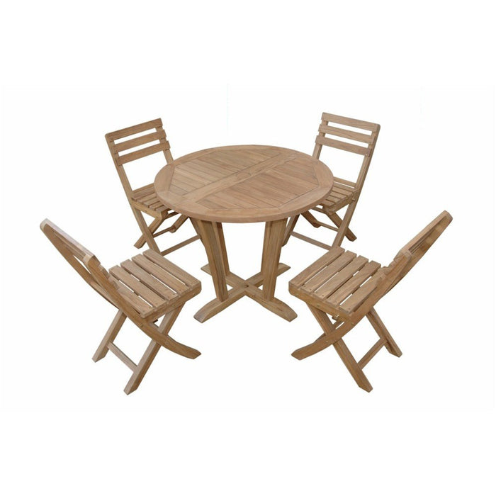 Anderson Teak Descanso Alabama 5-Pieces Bistro Set SET-227 lifestyle view