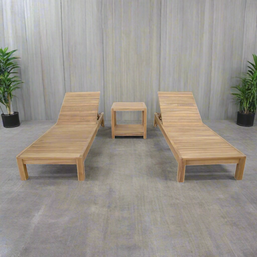 Anderson Teak South Bay Glenmore 3-Pieces Lounger Set SET-276
