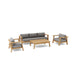 Anderson Teak SET-321 4-pc Palermo Deep Seating SET-321