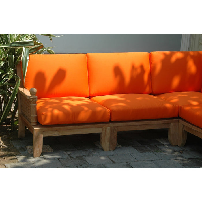 Anderson Teak Luxe 5-Pieces Modular Set lifestyle view