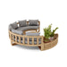 Anderson Teak SET-808 Circular Modular Deep Seating Set SET-808