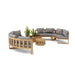 Anderson Teak SET-809 Circular Modular Deep Seating Set SET-809