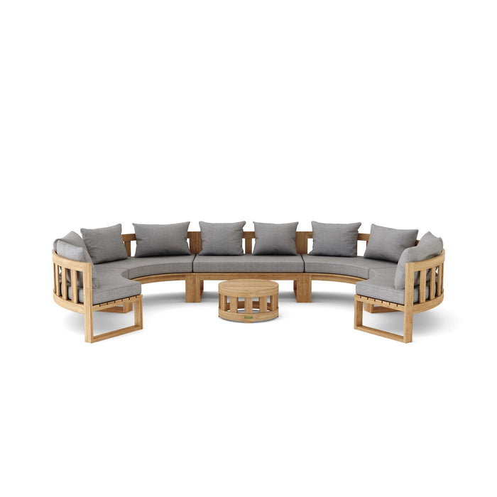 Anderson Teak SET-812 Circular Modular Deep Seating Set SET-812