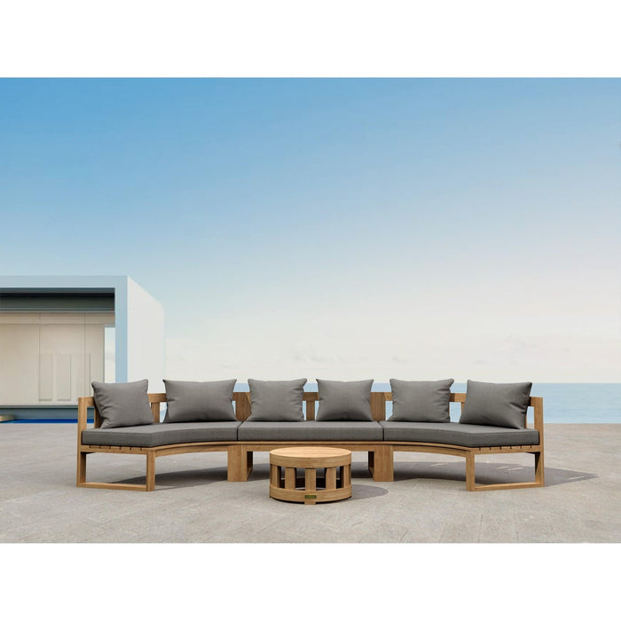 Anderson Teak SET-814 Circular Modular Deep Seating Set SET-814