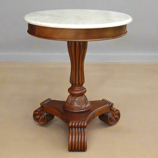 Anderson Teak Bella Side Table w/ Marble Top ST-139M