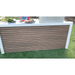 Kokomo Professional Shiplap Outdoor Kitchen KoKoMo Grill With Waterfall Edge