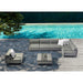 Whiteline Modern Living Sensation Indoor/Outdoor Ottoman