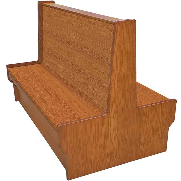 Oak Street Manufacturing Double 60" x 42" Shepard Wood Frame Booth