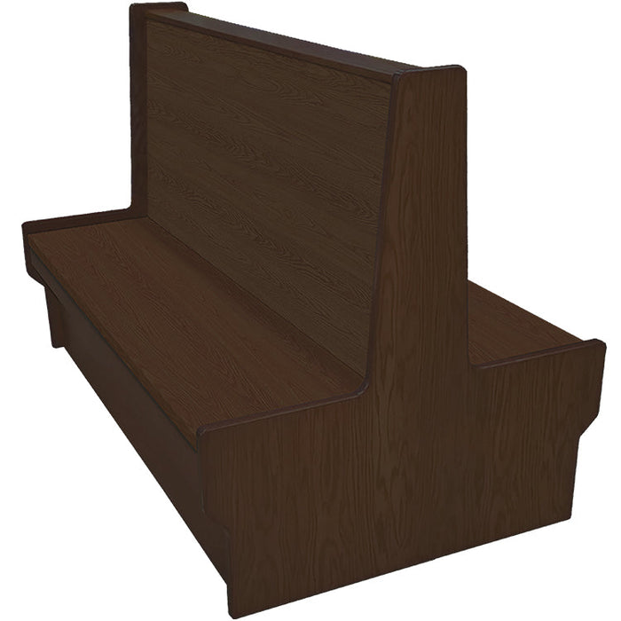 Oak Street Manufacturing Double 60" x 42" Shepard Wood Frame Booth