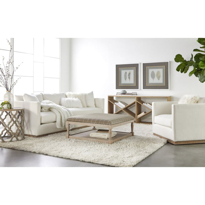 Essentials For Living Stitch & Hand - Upholstery Siena Plinth Base Sofa Chair 6607-1.LMIVO/NG
