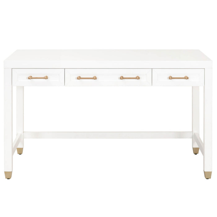 Essentials For Living Traditions Stella Desk 6137.WHT/BBRS