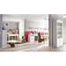 NovaSolo Halifax Dining Table 62" White T759-160