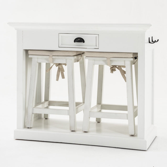 NovaSolo Halifax Kitchen Table Set White T767