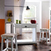 NovaSolo Halifax Kitchen Table Set White T767