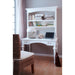 NovaSolo Provence Secretary Desk with Hutch White T771