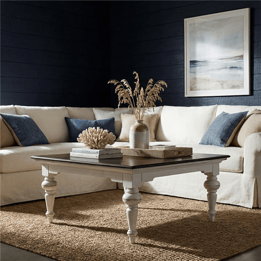 NovaSolo Provence Accent Square Coffee Table Two-tone T774TWD