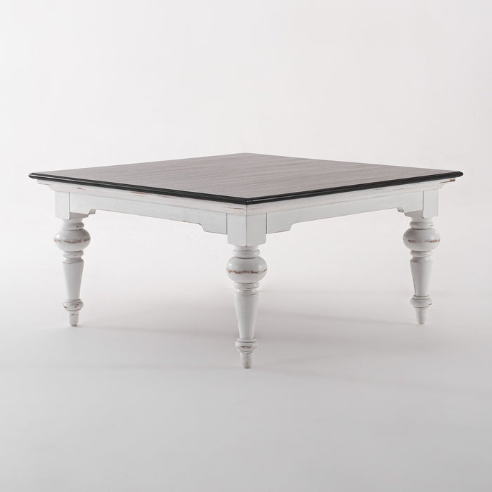 NovaSolo Provence Accent Square Coffee Table Two-tone T774TWD