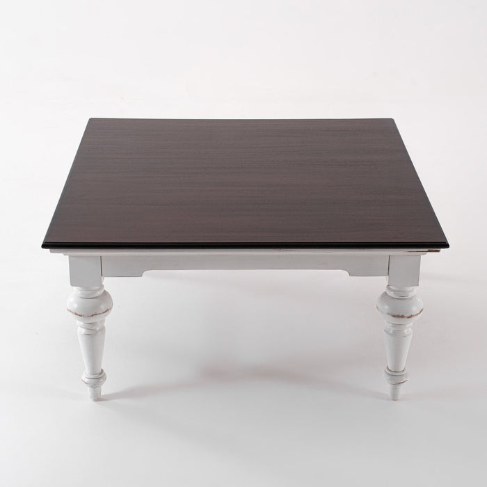 NovaSolo Provence Accent Square Coffee Table Two-tone T774TWD