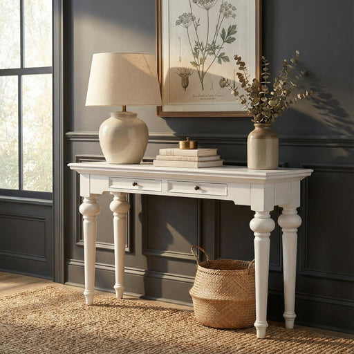 NovaSolo Provence Console Table White T776