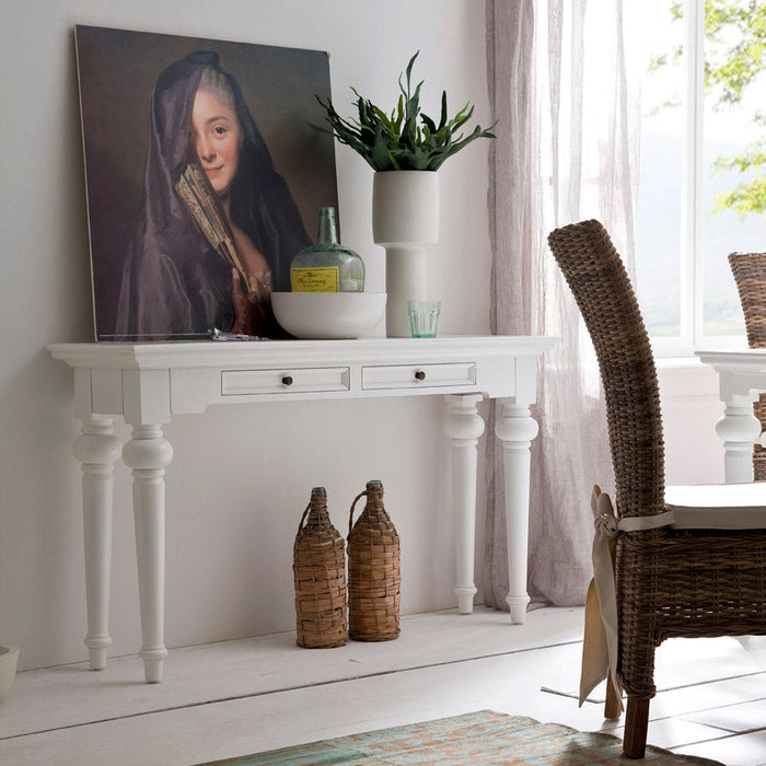 NovaSolo Provence Console Table White T776