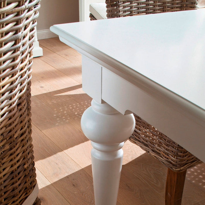 NovaSolo Provence 71"" Dining Table White T777