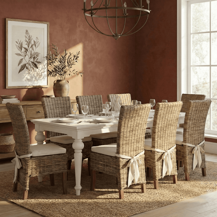 NovaSolo Provence 71"" Dining Table White T777