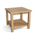 Anderson Teak 22" Square 2-Tier Side Table TB-222S