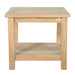 Anderson Teak 22" Square 2-Tier Side Table TB-222S