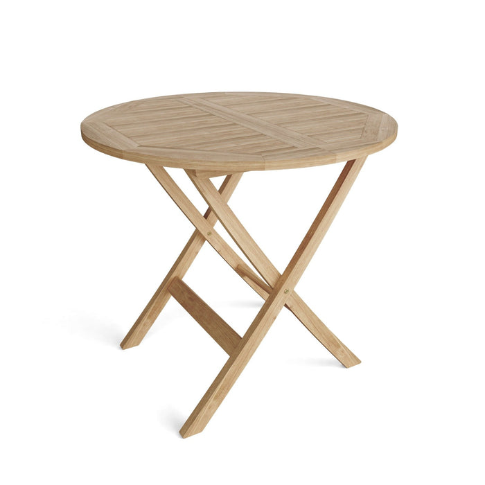 Anderson Teak Windsor 31" Round Picnic Folding Table TBF-031R