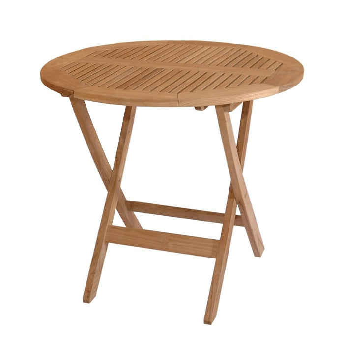 Anderson Teak Windsor 31" Round Picnic Folding Table TBF-031R