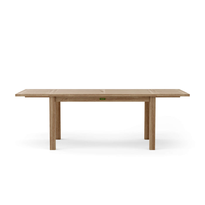 Anderson Teak Bahama 95" Rectangular Table w/ Double Leaf Extensions TBX-095R