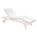 White Chaise Lounger Cushion TC70-W