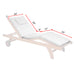 White Chaise Lounger Cushion TC70-W