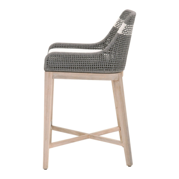 Essentials For Living Woven - Outdoor Tapestry Outdoor Counter Stool 6850CS.DOV/WHT/GT