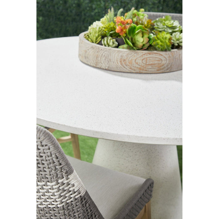 Essentials For Living Woven - Outdoor Tapestry Outdoor Dining Chair, Set of 2 6850.DOV/WHT/GT