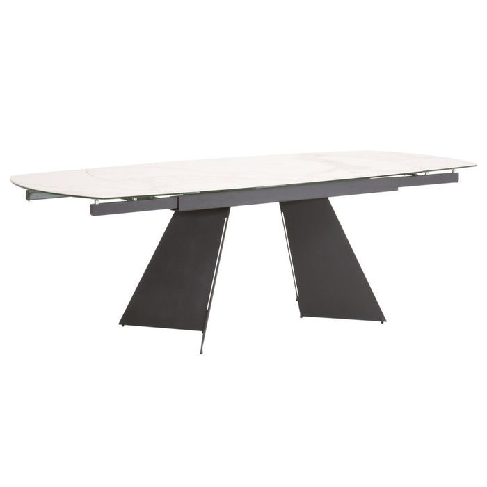 Essentials For Living Meridian Torque Extension Dining Table 1604-EXDT.MDG/CWHT