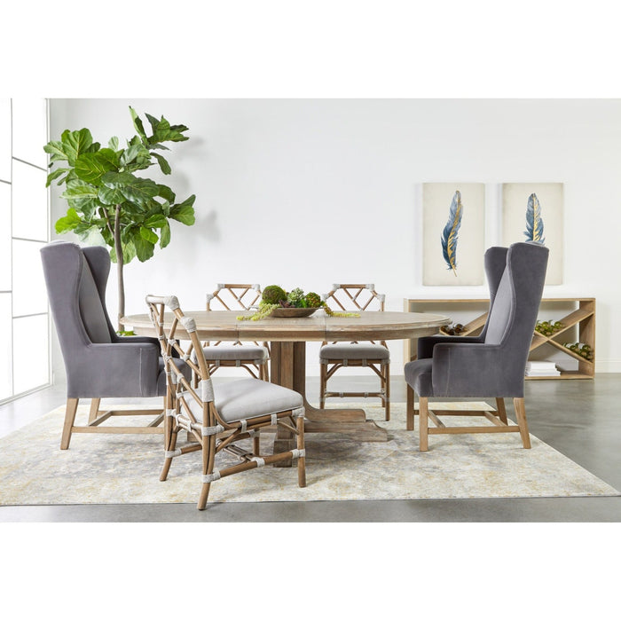 Essentials For Living Traditions Torrey 60" Round Extension Dining Table 6128.NG