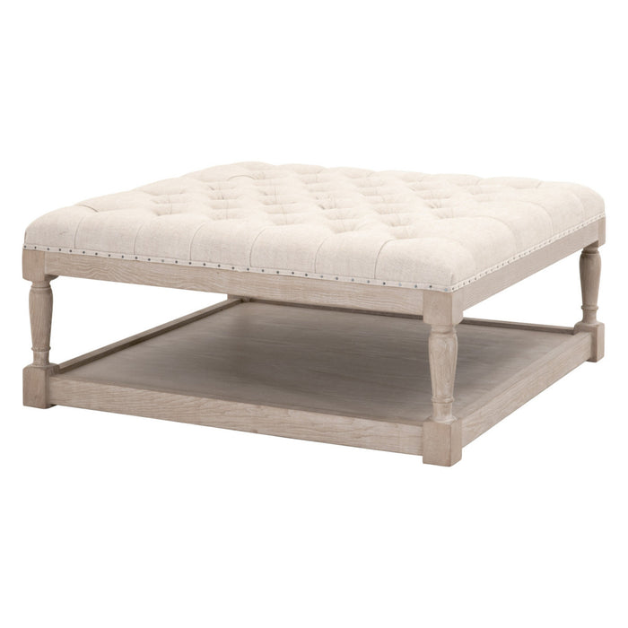 Essentials For Living Essentials Townsend Tufted Upholstered Coffee Table 6429UP.BIS-BT/NG