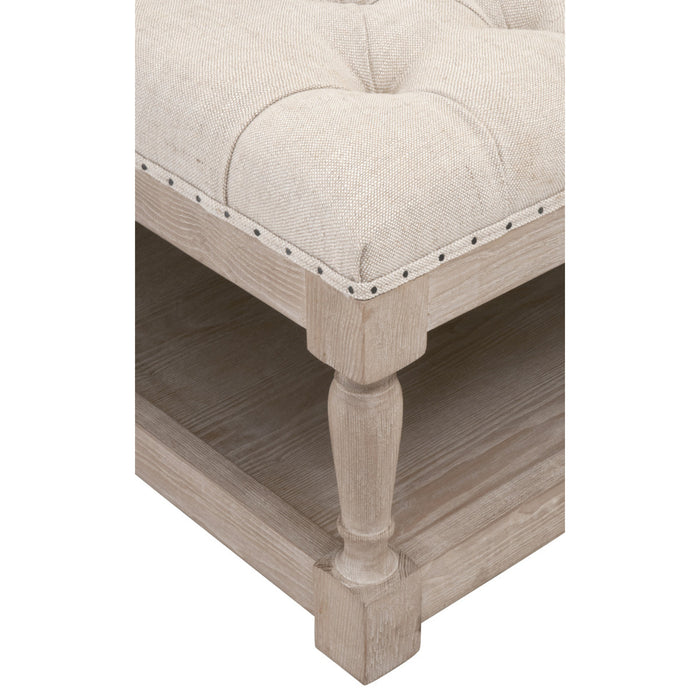 Essentials For Living Essentials Townsend Tufted Upholstered Coffee Table 6429UP.BIS-BT/NG