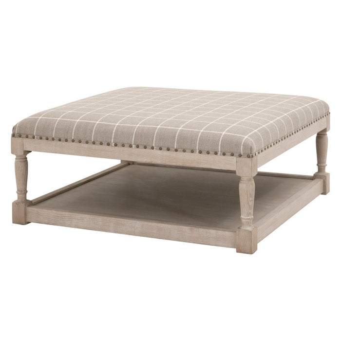 Essentials For Living Essentials Townsend Upholstered Coffee Table 6429UP.WPEB-GLD/NG