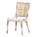 Essentials For Living The Hamptons Tulum Dining Chair, Set of 2 4111.WHT-STO/NAT