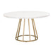 Essentials For Living Traditions Turino Round Dining Table Base 6060.BGLD