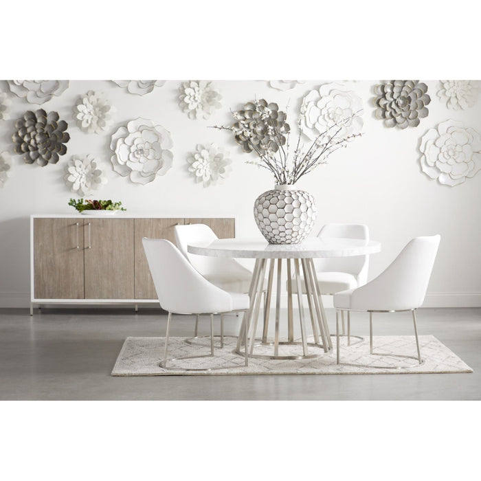 Essentials For Living Traditions Turino Round Dining Table Base 6060.BSTL