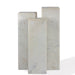 Union Home Delta Marble Side Table - White Banswara, Large LVR01009