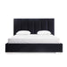 Whiteline Modern Living Velvet Queen Bed